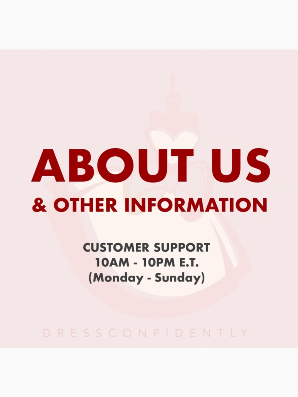 Customer Support: 10AM - 10PM EVERYDAY